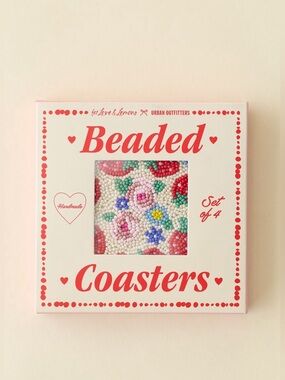 For Love & Lemons UO Exclusive Beaded Coaster Set NIB